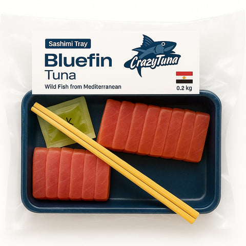 Tray Sashimi Bluefin Tuna طبق بلو فين ساشيمي تونة